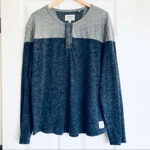 Lucky Brand Grey Label Henley Long Sleeve XXL